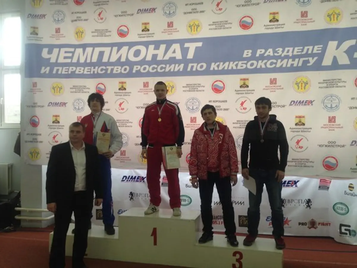 Александр Малафеев стал победителем Чемпионата России по кикбоксингу в разделе К-1